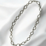 Collar de Eslabones Dorados Ovalados | Luna Bella Joyería
