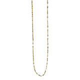 Collar Cadena Twist Dorado de Acero Inoxidable | Luna Bella Joyería