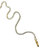 Collar Tennis Medio Delgado con Zirconias – Dorado o Plateado | Luna Bella Joyería
