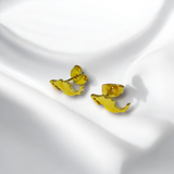 Aretes Dorados con Forma de México | Luna Bella Joyería