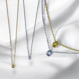 Collar Gota con Zirconia | Luna Bella Joyería