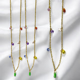 Collar Multicolor con Mini Charms | Luna Bella Joyería