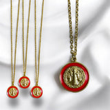 Collar Medalla Religiosa San Benito | Luna Bella Joyería