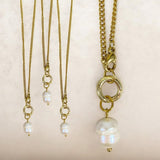 Collar con Perla Colgante | Luna Bella Joyería