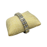 Pulsera Elástica con Cristales Brillantes | Acero Inoxidable | Luna Bella Joyería